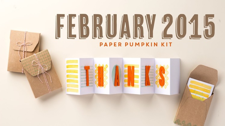 Paper Pumpkin February 2015