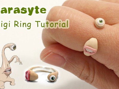 Parasyte Migi Inspired Polymer Clay Ring