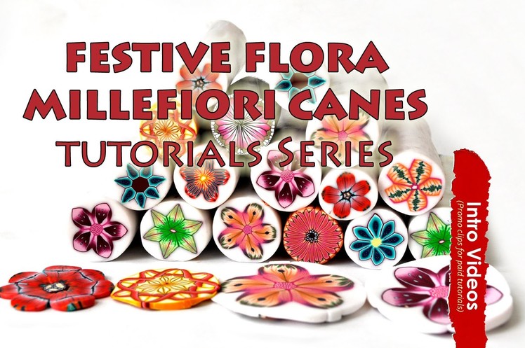 PROMO INTRO PolyPediaOnline TV - How To Create Advanced Millefiori Flower Canes Tutorials