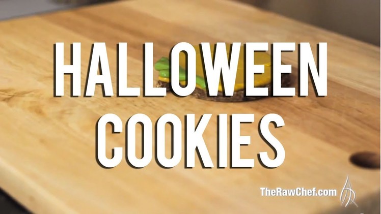 The Raw Chef TV | Raw food halloween cookie recipe