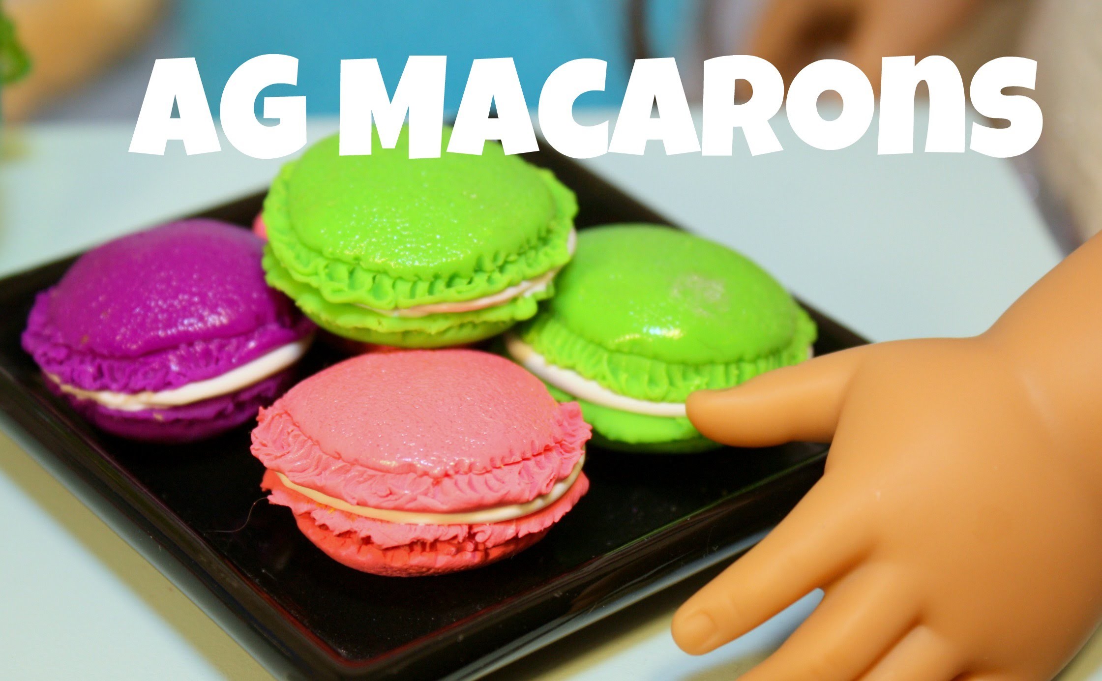 Tutorial How To Make An AG Sized Polymer Clay French Macaron Easy