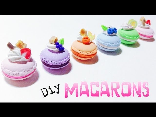 Tutorial : Polymer Clay Macarons ( MOLD )