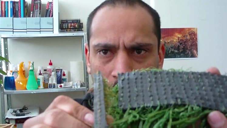 Using Fake grass to make hedges for scenery