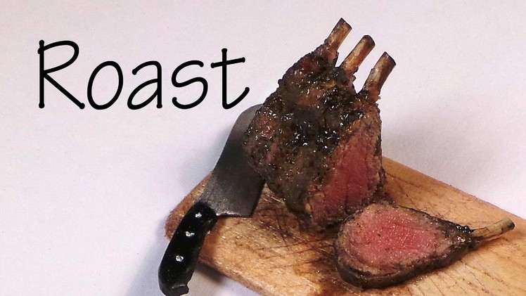 What's For Dinner?; Standing Rib Roast - Polymer Clay Tutorial