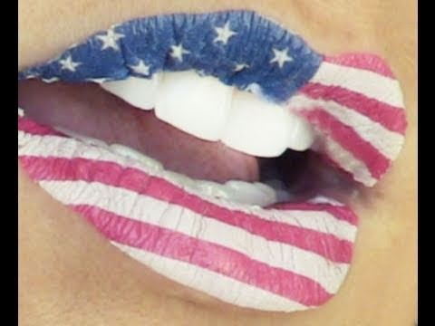 4th of July & Flag Lips | Kandee Johnson