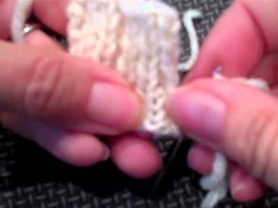 Arenda Holladay   Lesson 1-- Part 4 of Weaving in Ends-Duplicate stitch