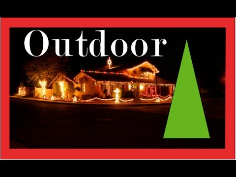 Christmas Decorating with Outdoor Christmas Lights