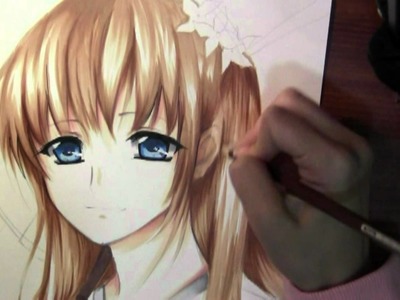 Drawing Anime girl in Kimono