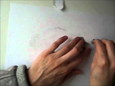 Drawing Realistic Clouds (using torned paper & cotton wool)