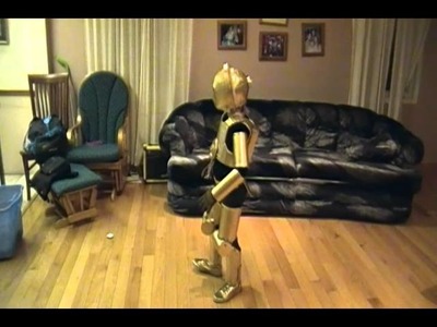 Home made Star Wars costumes C3PO