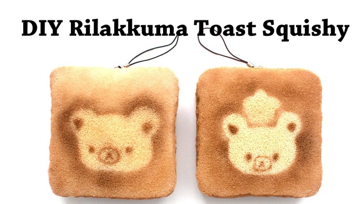 Homemade Rilakkuma Toast Squishy Tutorial (No Paints!)
