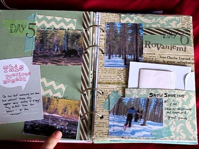Homemade Travel Journal Flip Through