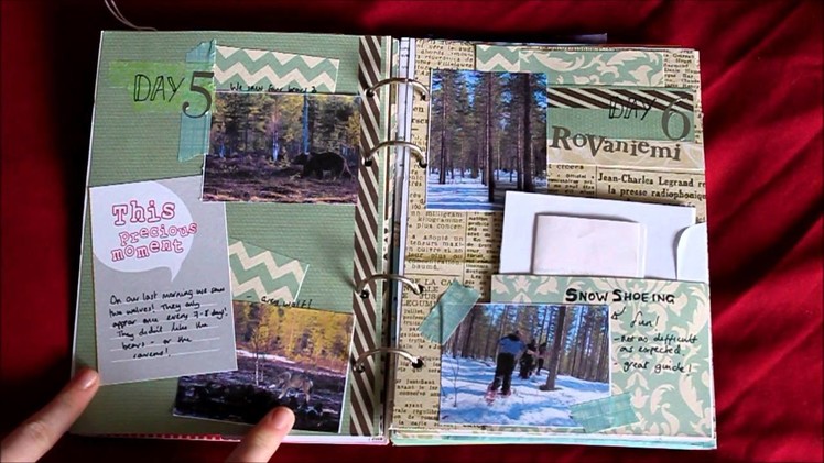 Homemade Travel Journal Flip Through