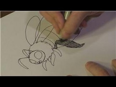 How to Draw Animals : How to Draw a Honey Bee