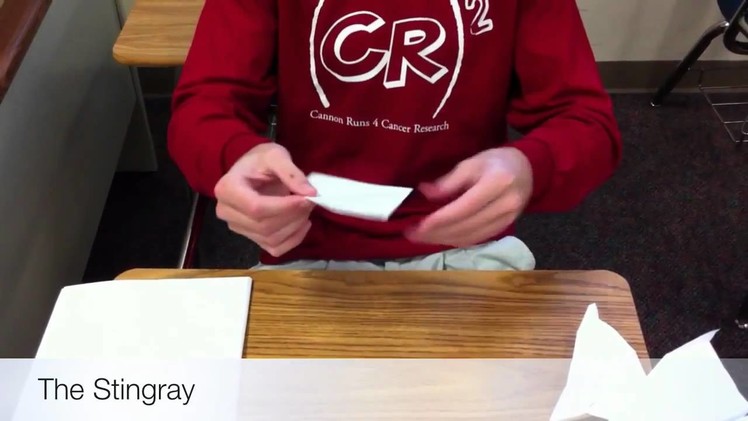 How to Make A Fast Paper Airplane - The Stingray