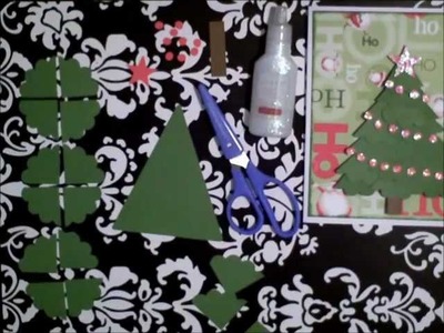 How to make a Paper Christmas Tree using Scalloped Circles