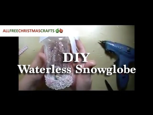 How to Make a Vintage Style Waterless Snow Globe