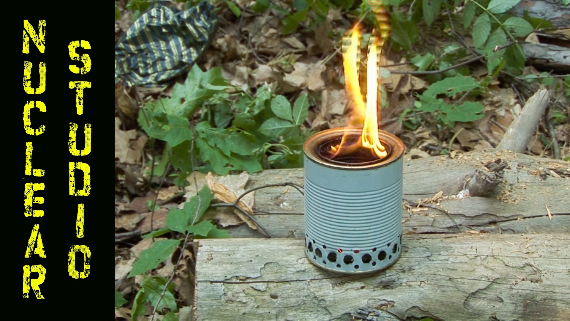 How to make a wood gas stove from 2 tin cans