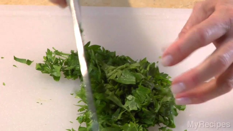 How To Mince Parsley
