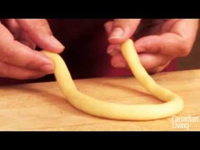 How to shape a pretzel