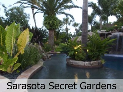 Landscaping around Swimming Pools with Tropical Plants in Sarasota, Florida near Bradenton, FL