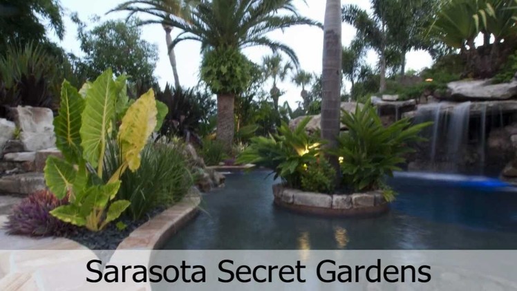 Landscaping around Swimming Pools with Tropical Plants in Sarasota, Florida near Bradenton, FL