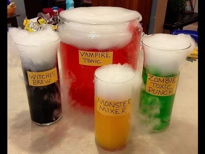 Mad Scientist Potions - Halloween Party Drinks