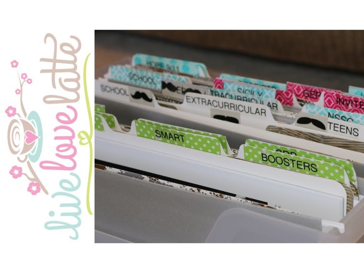 No More Fumbling: Action File Box @ Home! Paper Organization Part 1 of 4 {how to organize}