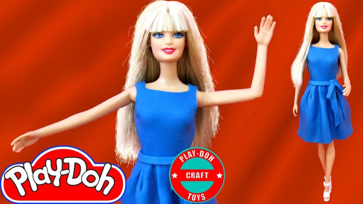 Play Doh Barbie Taylor Swift - RED Inspired Costume Play-Doh Craft N Toys