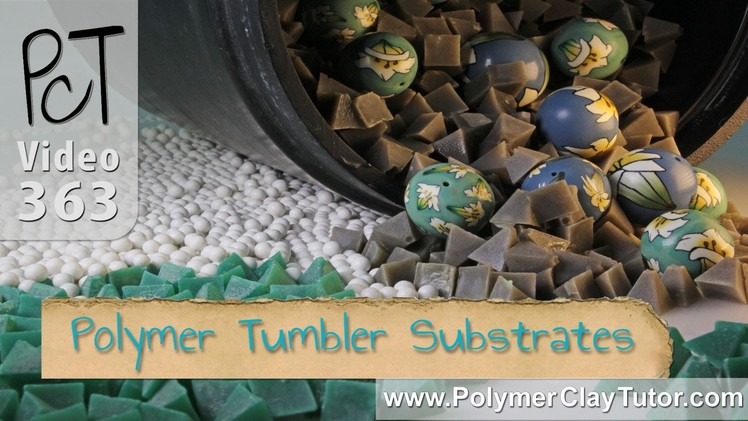 Polymer Clay Rock Tumblers - Plastic Polishing Substrate