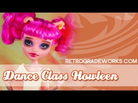 Retrograde Works Monster High Dance Class Howleen Repaint Commission
