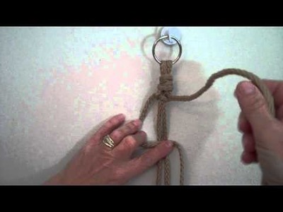 Square Knots in 4 Easy Steps from MacrameForFun.com