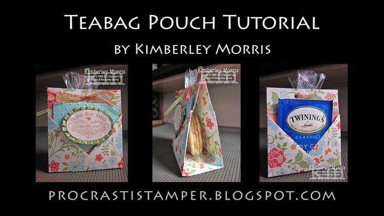 Teabag Pouch Tutorial - feat. Stampin' Up! Everyday Enchantment Designer Series Paper