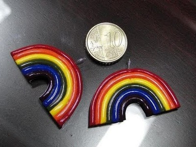 Tutorial 13 • arcobaleno in fimo e cernit - how to create a polymer clay rainbow