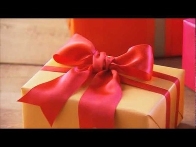Christmas Gift Ideas - How to Make a Bow