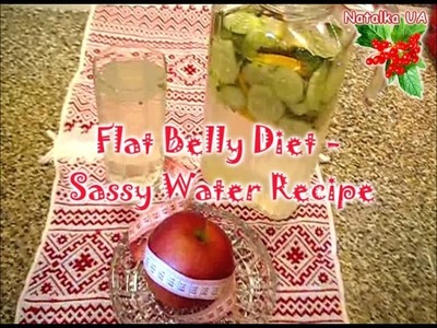 Flat Belly Diet - How To Make Sassy Water Recipe - Video Tutorial