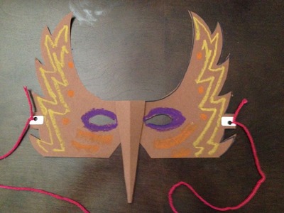 How to Make a Paper Bird Mask