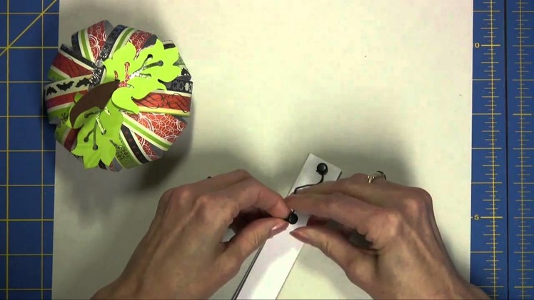 How To Make A Paper Pumpkin Using Card Stock