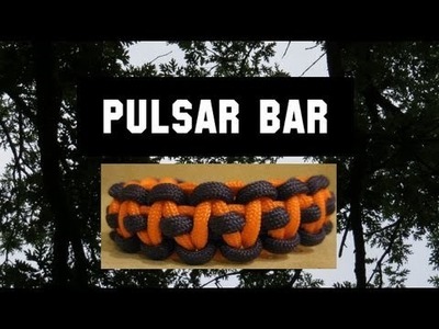How to make a Pulsar Bar (formerly Binary Bar) Paracord Bracelet Tutorial (Paracord 101)