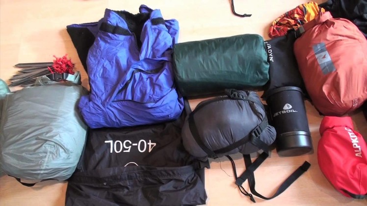 How to pack a rucksack