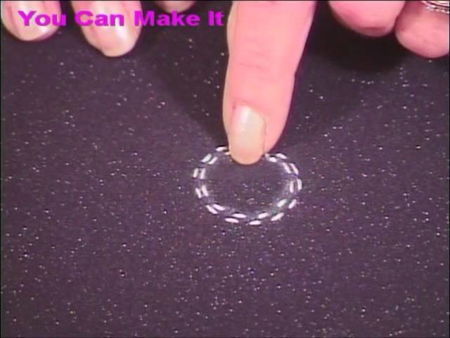 How to sew an eyelet by hand