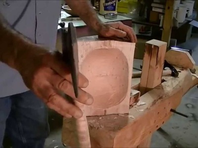 Learn how to make a hand carved wooden bowl.Firewood to bowl.