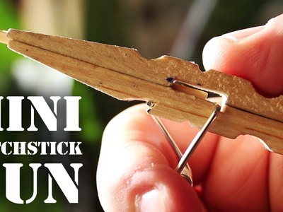 Mini Matchstick Gun - The Clothespin Pocket Pistol