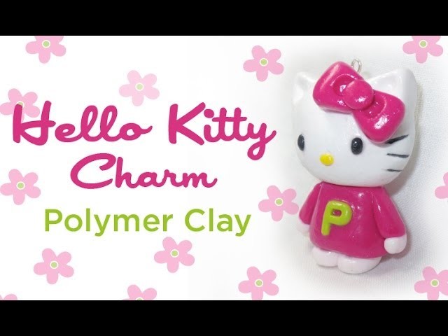 Polymer Clay Hello Kitty Charm