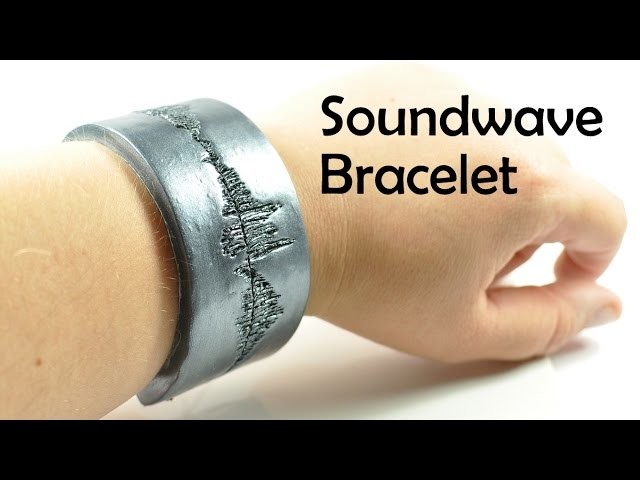 Soundwave bracelet - polymer clay TUTORIAL