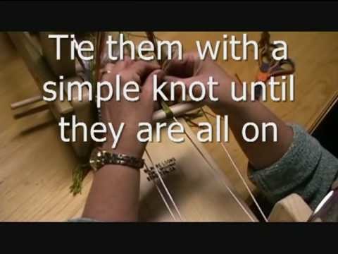 Weaving On A Gilmore Inkle.Belt Loom