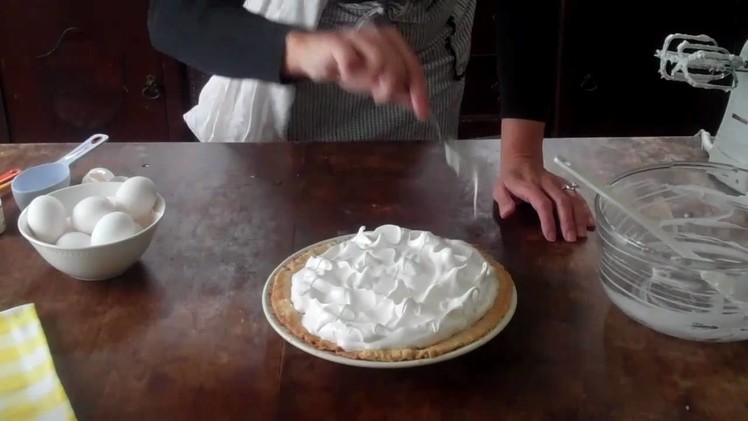 Baking 101:How to make Meringue with Hoosier Homemade