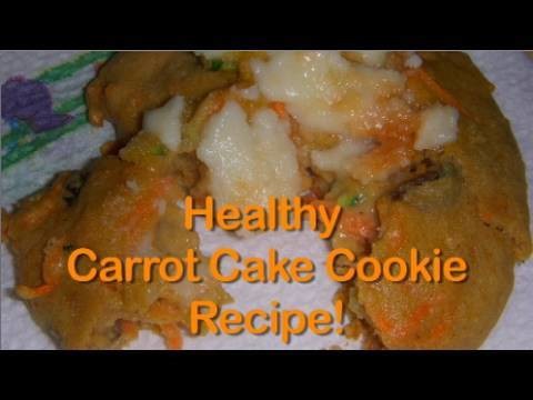 HEALTHY DESSERT Carrot Cake Cookies - 100 calories!