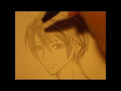 How to draw anime. manga teenage boy