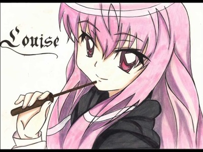 How to draw Louise from "Zero no Tsukaima"
